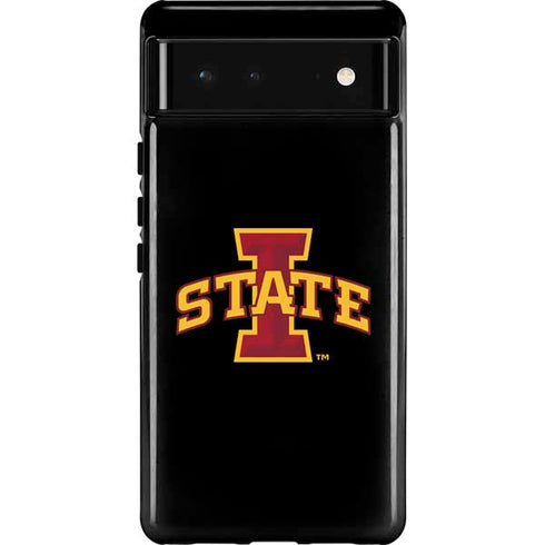 Iowa State University Primary Logo Black Pixel Cases